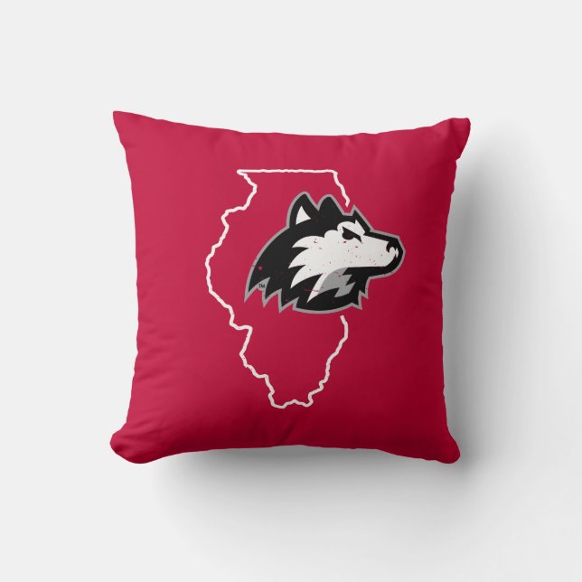 NIU Huskies State Love Cushion (Front)