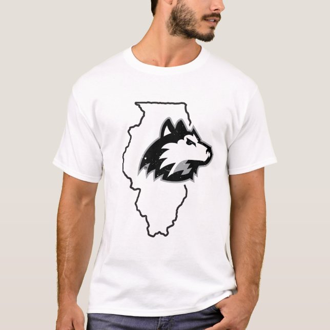 NIU Huskies State Love T-Shirt (Front)