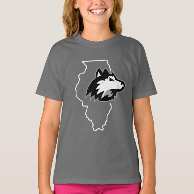 NIU Huskies State Love T-Shirt (Front)