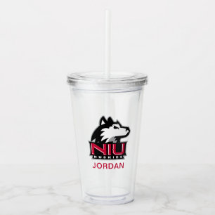 NIU Huskies Wordmark Acrylic Tumbler