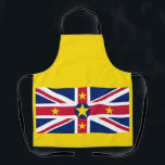 Niue Flag Apron<br><div class="desc">Patriotic flag of Niue.</div>