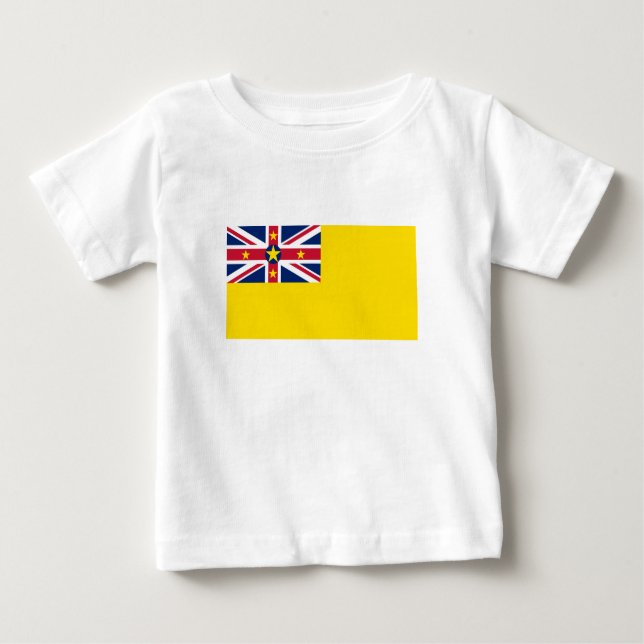 Niue Flag Baby T-Shirt (Front)