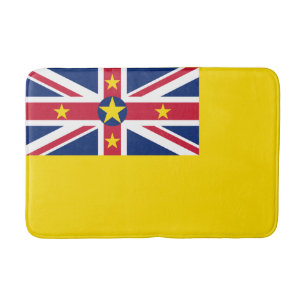 Niue Flag Bath Mat