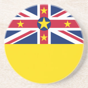Niue Flag Coaster