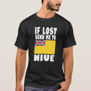 Niue Flag Design  If lost send me to Niue Premium T-Shirt