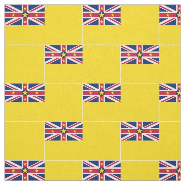 Niue Flag Fabric (Swatch)