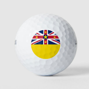 Niue Flag Golf Balls