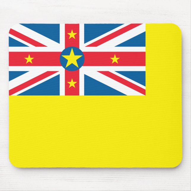 Niue Flag Mouse Pad (Front)