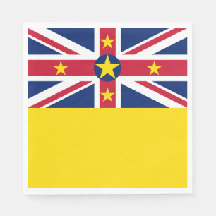 Niue Flag Napkin