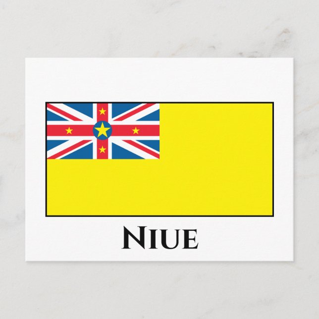 Niue Flag Postcard (Front)