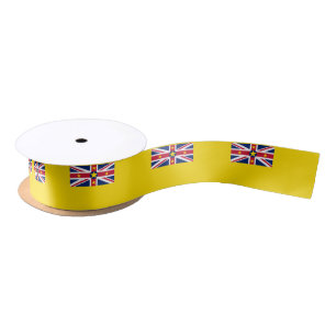 Niue Flag Satin Ribbon