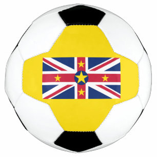 Niue Flag Soccer Ball