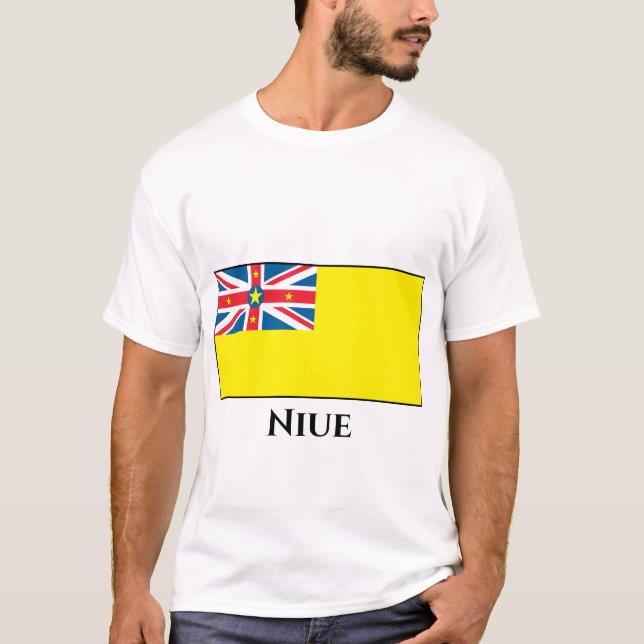 Niue Flag T-Shirt (Front)