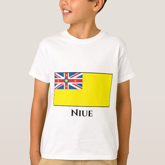 Niue Flag T-Shirt (Front)