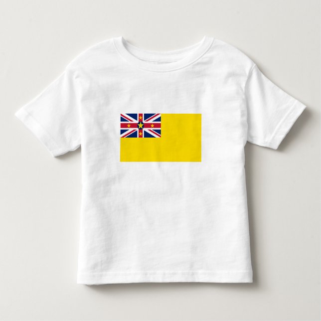 Niue Flag Toddler T-Shirt (Front)