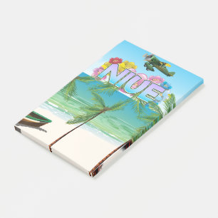 Niue South Pacific travel poster Post-it Notes