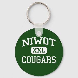 Niwot - Cougars - High School - Niwot Colorado Key Ring