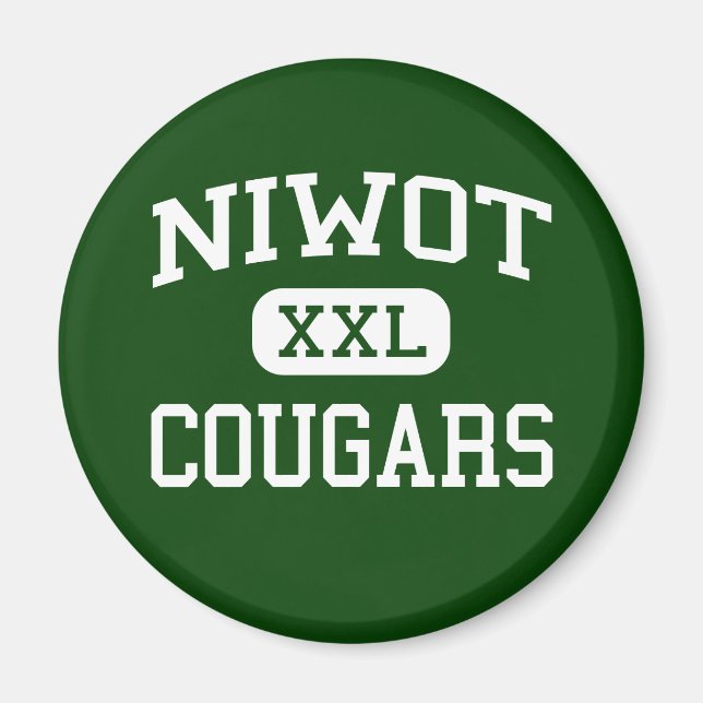 Niwot - Cougars - High School - Niwot Colorado Magnet (Front)