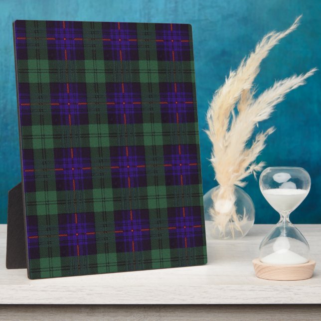 Nixon clan Plaid Scottish kilt tartan Plaque (Side)