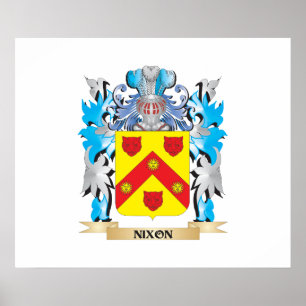 Nixon Coat of Arms - Family Crest Poster