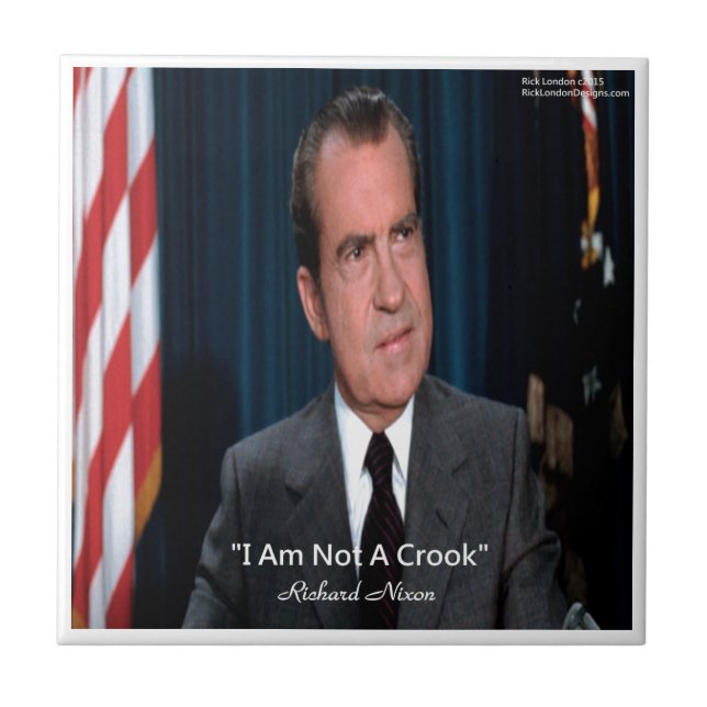 Nixon & Not A Crook Quote Tile (Front)