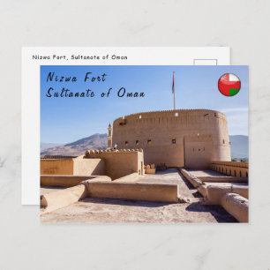 Nizwa Fort in Nizwa, Oman Postcard