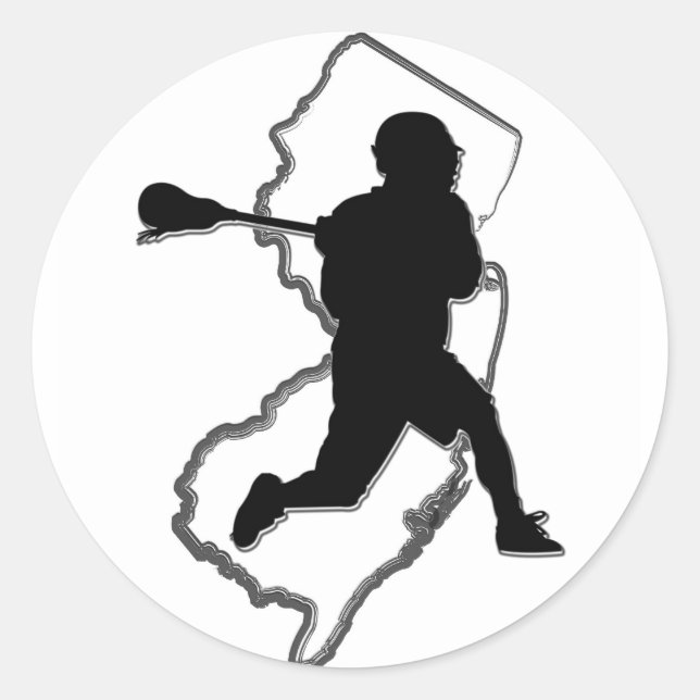 NJ Lacrosse Sticker (Front)