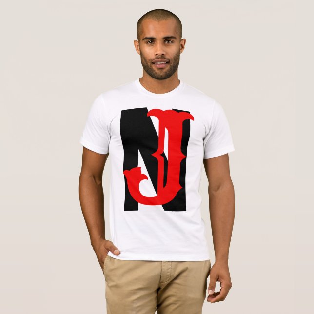 NJ (New Jersey) T-Shirt (Front Full)