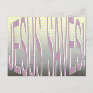 NJesussaves, "Because he loves you!" Postcard