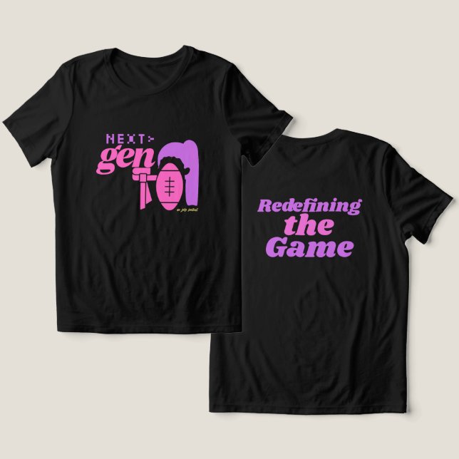 NJF Next Gen Girls Flag  Tri-Blend Shirt (Design Front & Back)