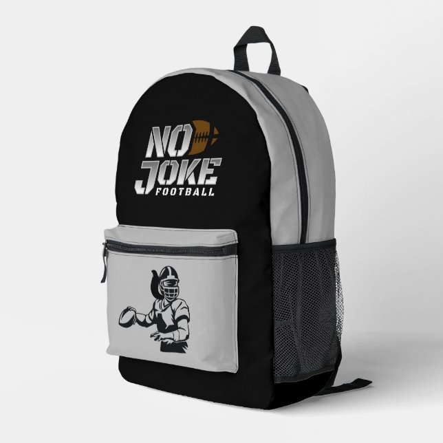 NJF QB  PRINTED BACKPACK (Back Corner Right)