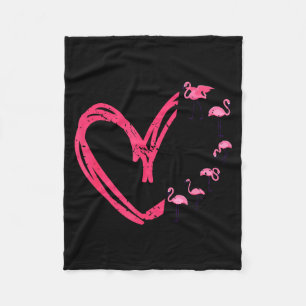 Nk Animal Valentines Day Gift Flamingo  Fleece Blanket