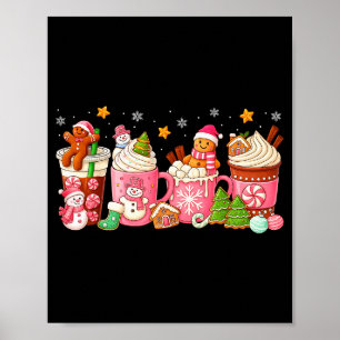 Nk Christmas Coffee Xmas Gingerbread Man Cookie Co Poster