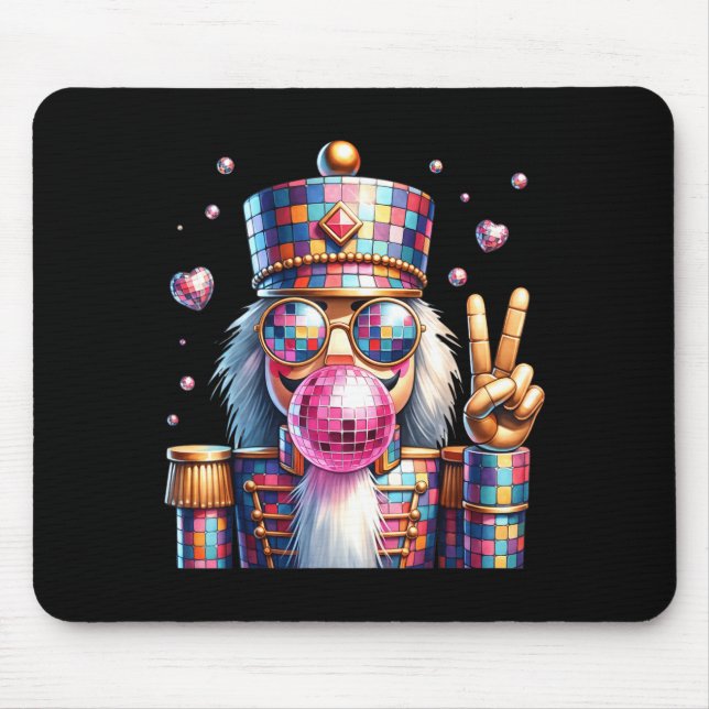 Nk Disco Nutcracker Bubblegum Christmas For Men Wo Mouse Pad (Front)