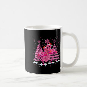 Nk Flamingo Santa Hat Leopard Christmas Tree Xmas  Coffee Mug