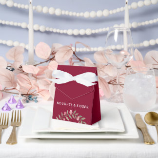 NK Logo on Tent Favor Box With Floral Garland