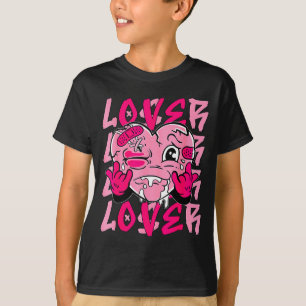 Nk Loser Lover Nk Drip Heart Matching Tee For Men