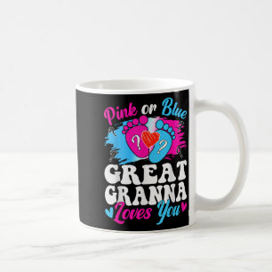 Nk Or Blue Great Gr Love You Baby Gender Reveal  Coffee Mug