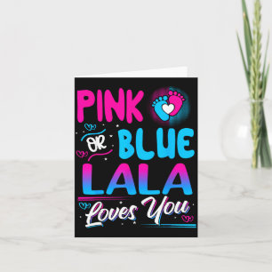 Nk Or Blue Lala Loves You New Baby Card
