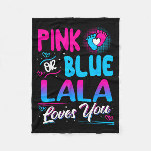 Nk Or Blue Lala Loves You New Baby Fleece Blanket