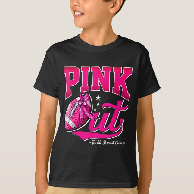 Nk Out Football Breast Cancer Awareness Men Women  T-Shirt (Front)