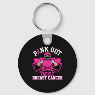 Nk Out Tackle Breast Cancer Awareness American Foo Key Ring