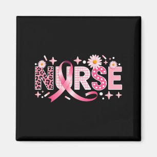 Nk Ribbon Stethoscope Nurse Life Breast Cancer Awa Magnet