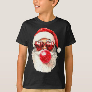 Nk Santa Christmas Bubble Gum Nk Sungles T-Shirt