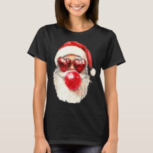 Nk Santa Christmas Bubble Gum Nk Sungles  T-Shirt