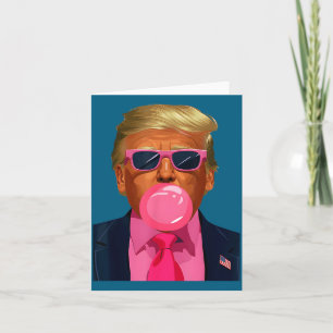 Nk Sungles Trump Bubble Gum 2024 Vote President Fu Card