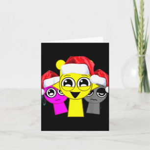 Nki Simon Gray Sprunky Christmas!  Card