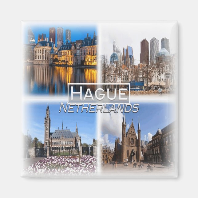 NL0038 Netherlands, Hague, fridge Magnet (Front)