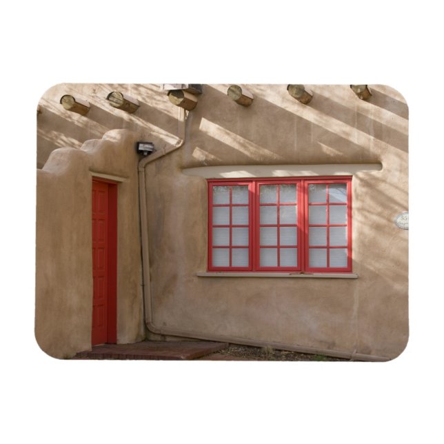 NM, New Mexico, Santa Fe, Canyon Road, legendary Magnet (Horizontal)