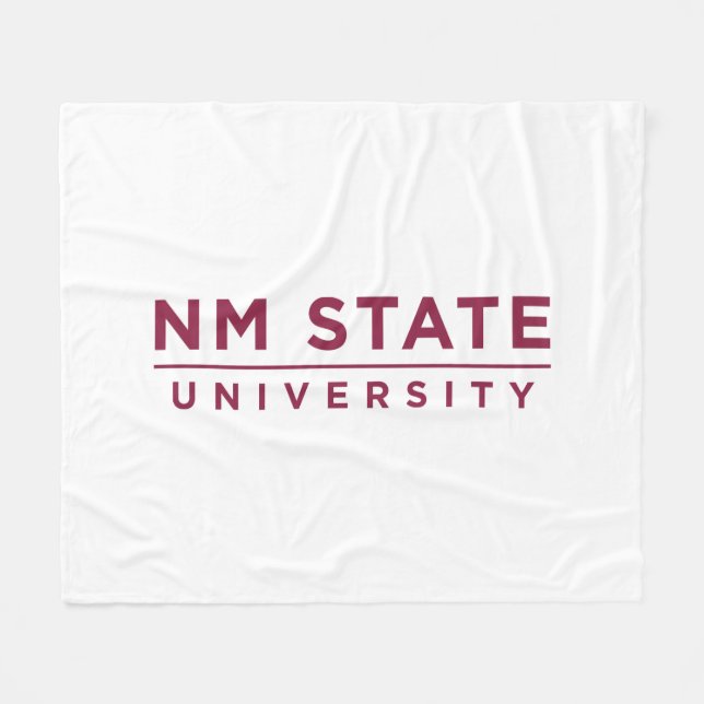 NM State University Fleece Blanket (Front (Horizontal))